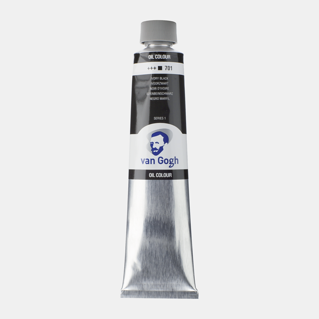 Van Gogh Oil Colour Tube 200 ml Ivory Black Thumbnail