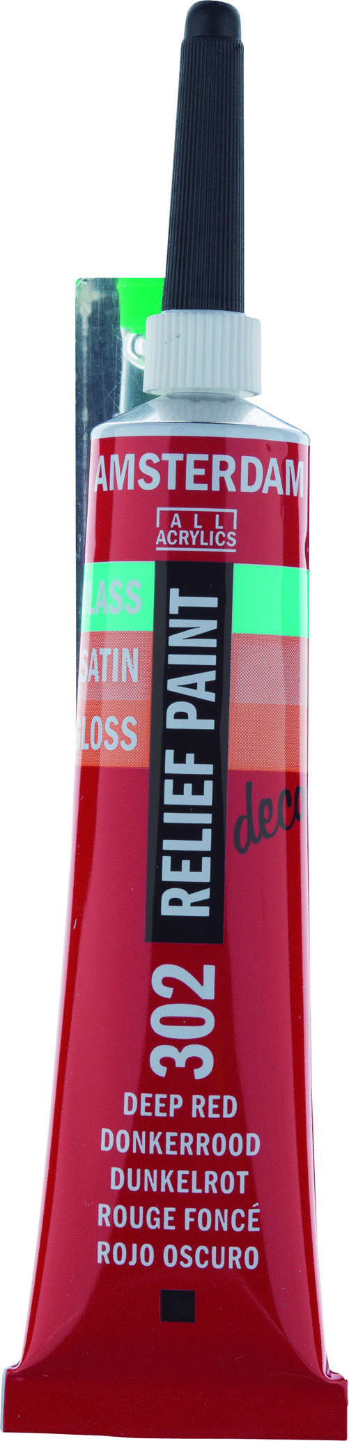 Amsterdam Acrylics Relief Paint Deep Red 20ml