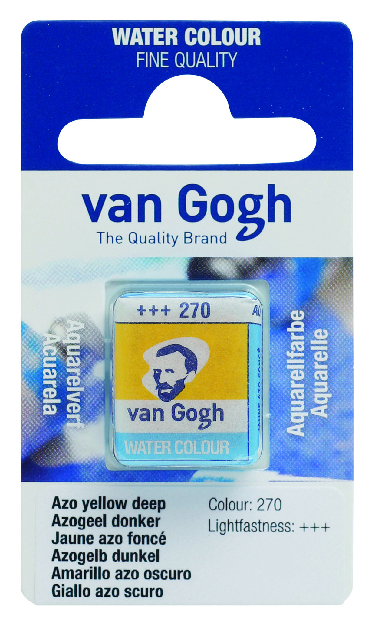 Van Gogh Watercolour Pan Azo Yellow Deep 1 piece