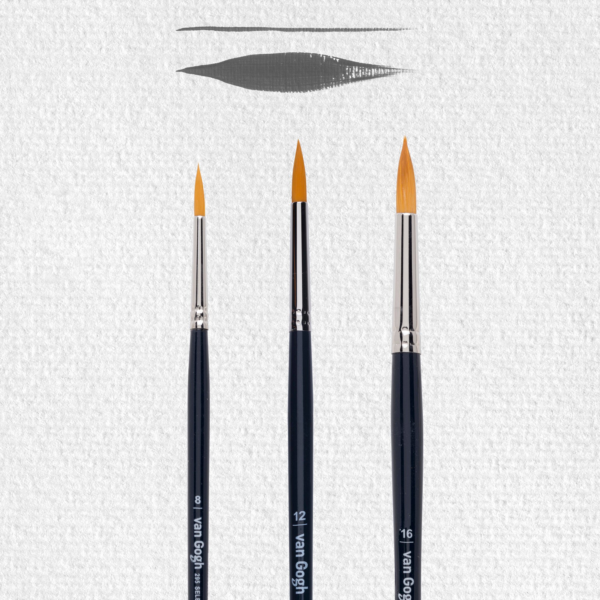 Van Gogh Oil & Acrylic Brush Set Series 295 no. 8-12-16