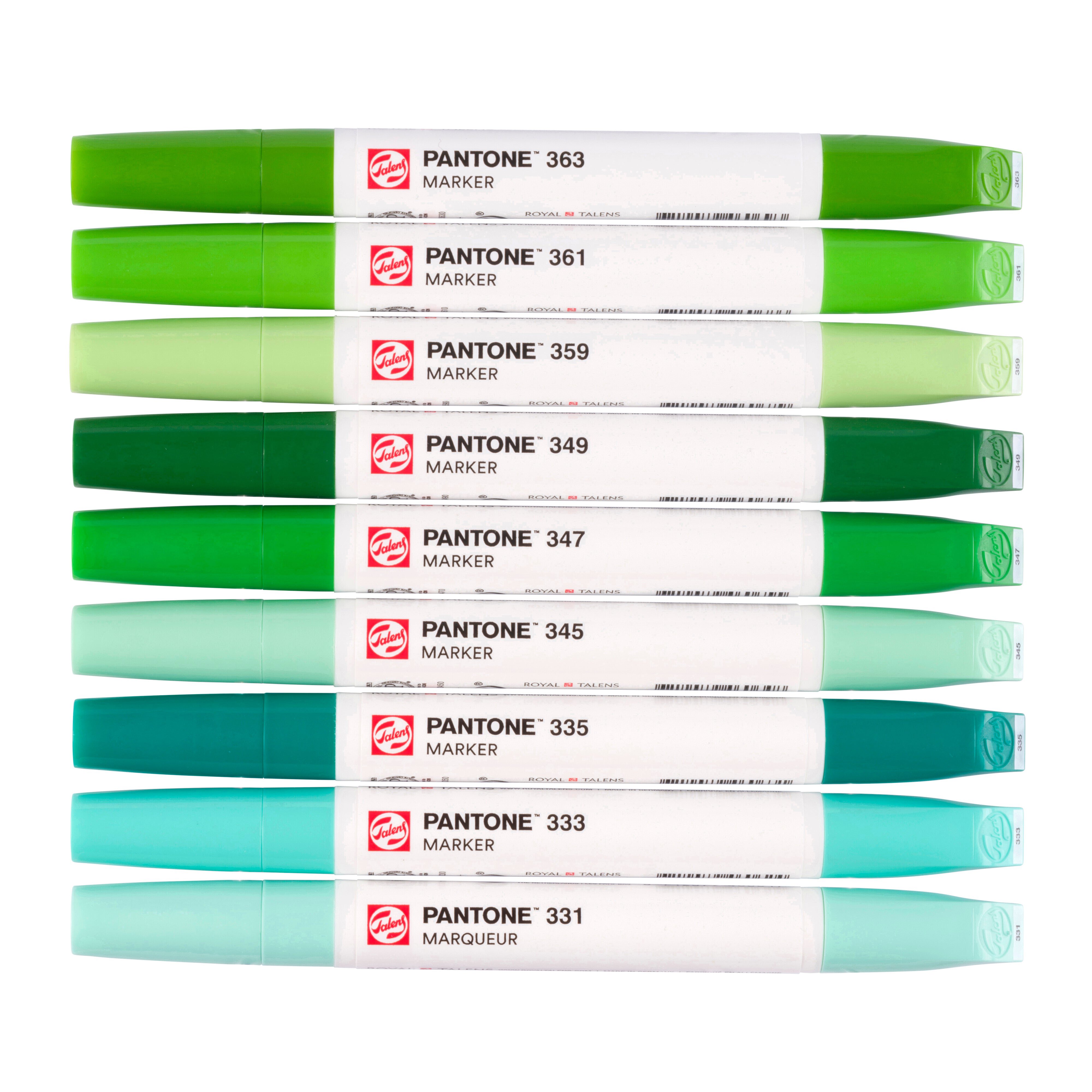 Talens Pantone Set Green x9 Markers Thumbnail