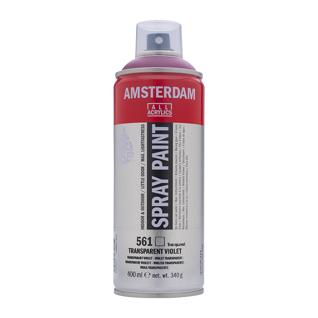 Amsterdam Spray Paint 400 ml Transparent Violet Thumbnail