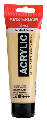 Amsterdam Standard Series Acrylic Tube 120 ml Naples Yellow Deep