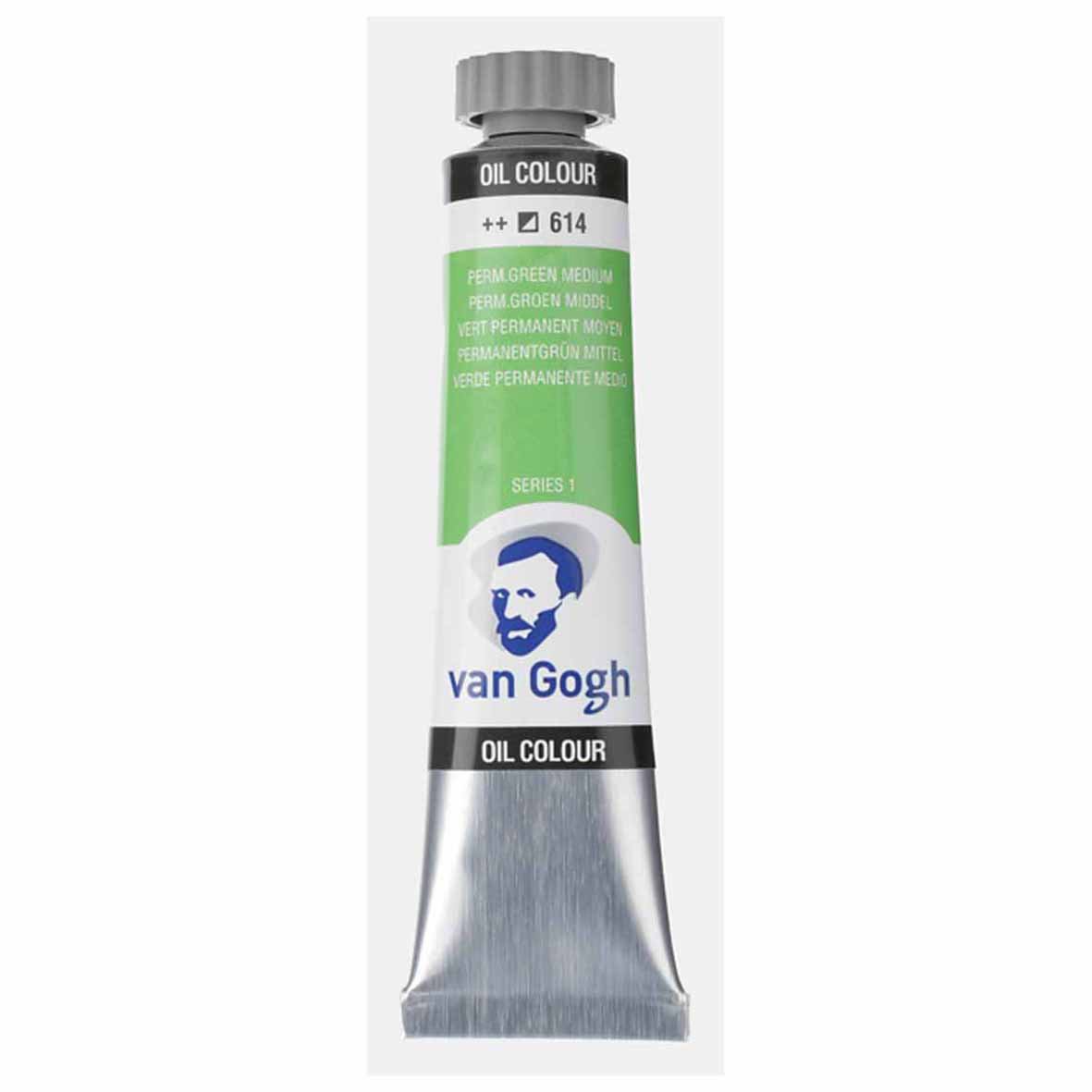 Van Gogh Oil Colour Tube 20 ml Permanent Green Medium