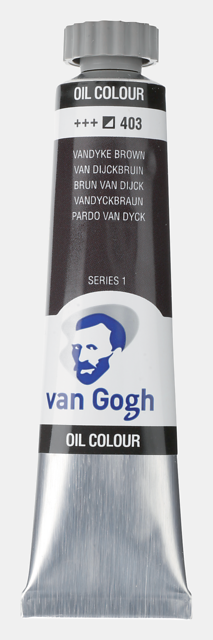 Van Gogh Oil Colour Tube 20 ml B Vandyke Brown Thumbnail