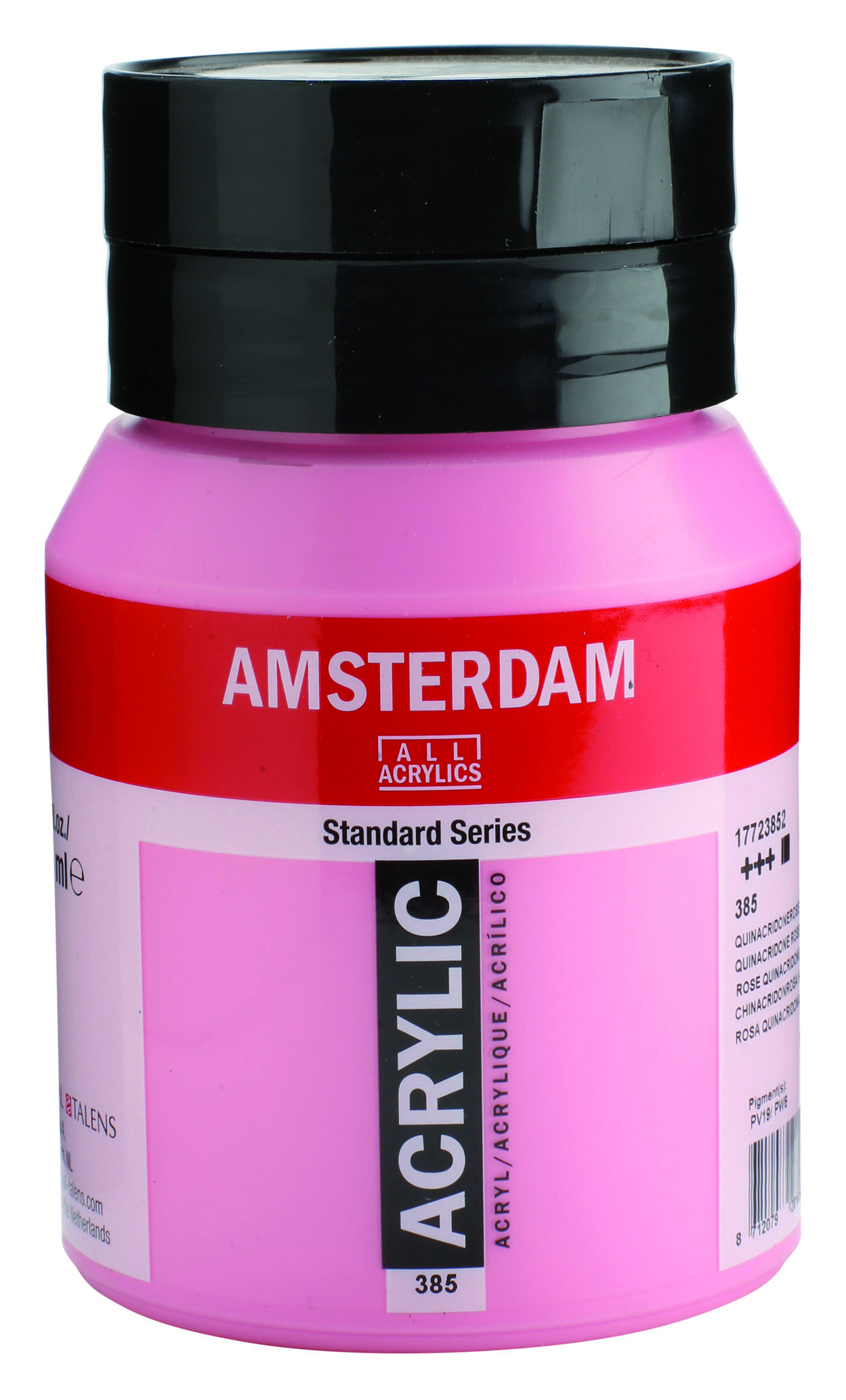 Amsterdam Standard Series Acrylic Jar 500 ml Quinacridone Rose Light