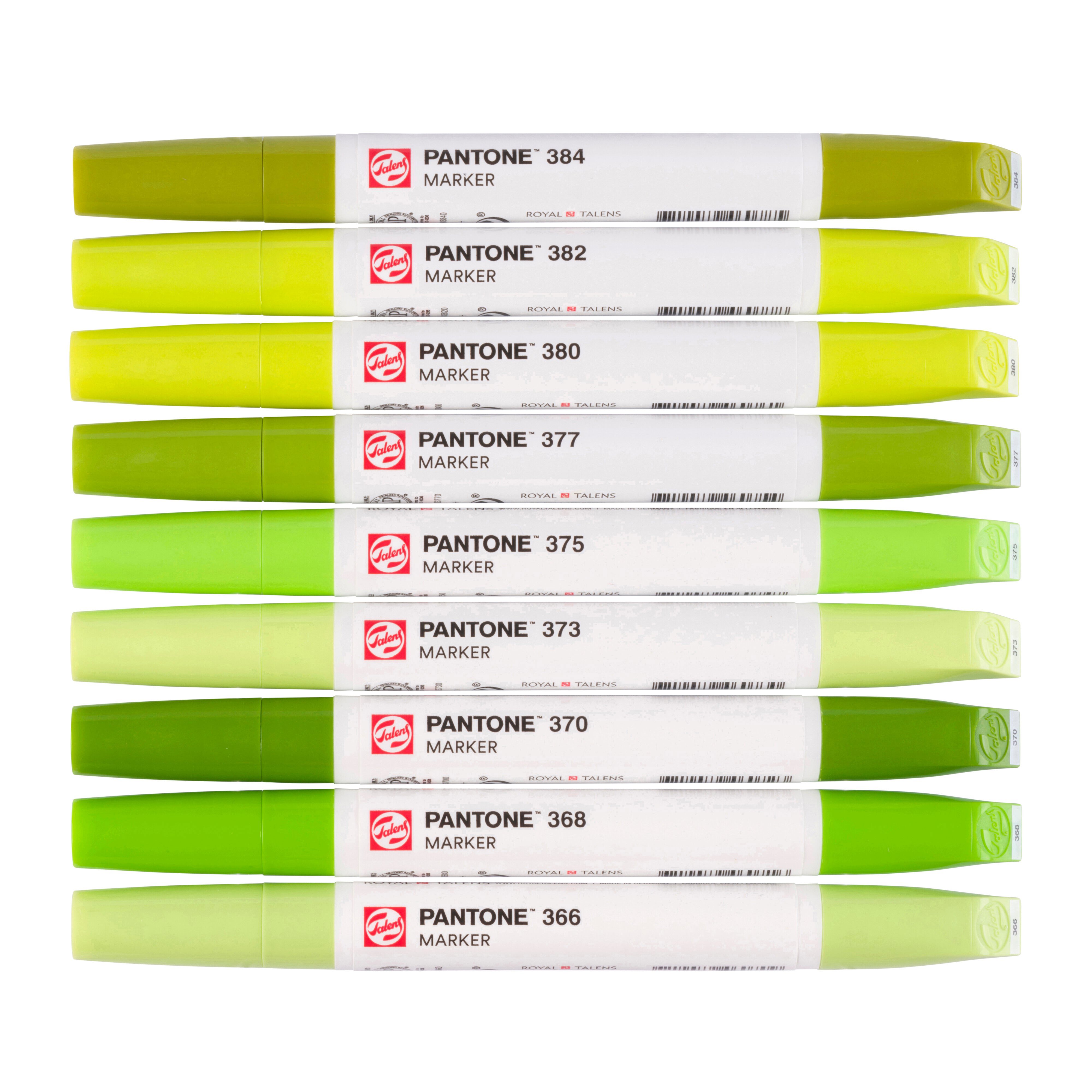 Talens Pantone Set Green Yellow x9 Markers Thumbnail