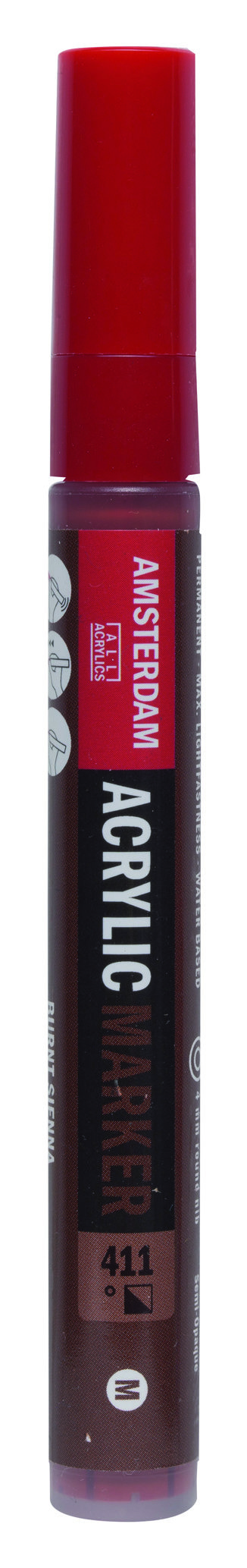 Amsterdam Acrylic Marker 4 mm Burnt Sienna