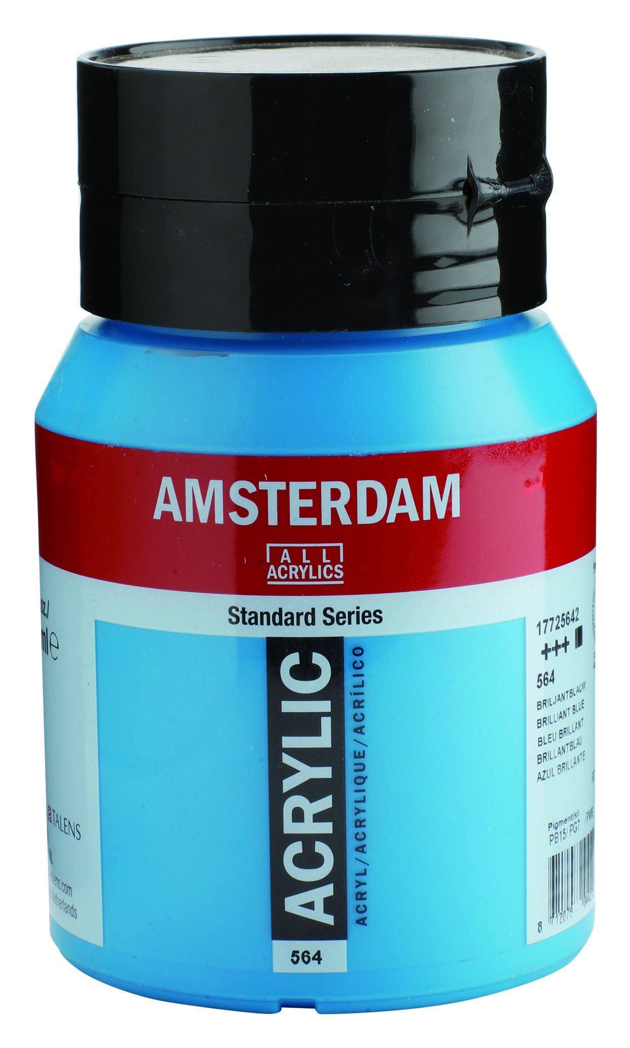 Amsterdam Standard Series Acrylic Jar 500 ml Brilliant Blue