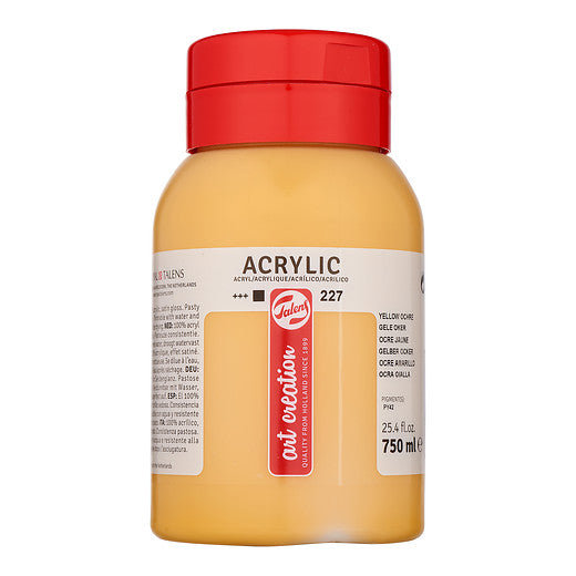 Talens Art Creation Acrylic Colour Jar 750 ml Yellow Ochre