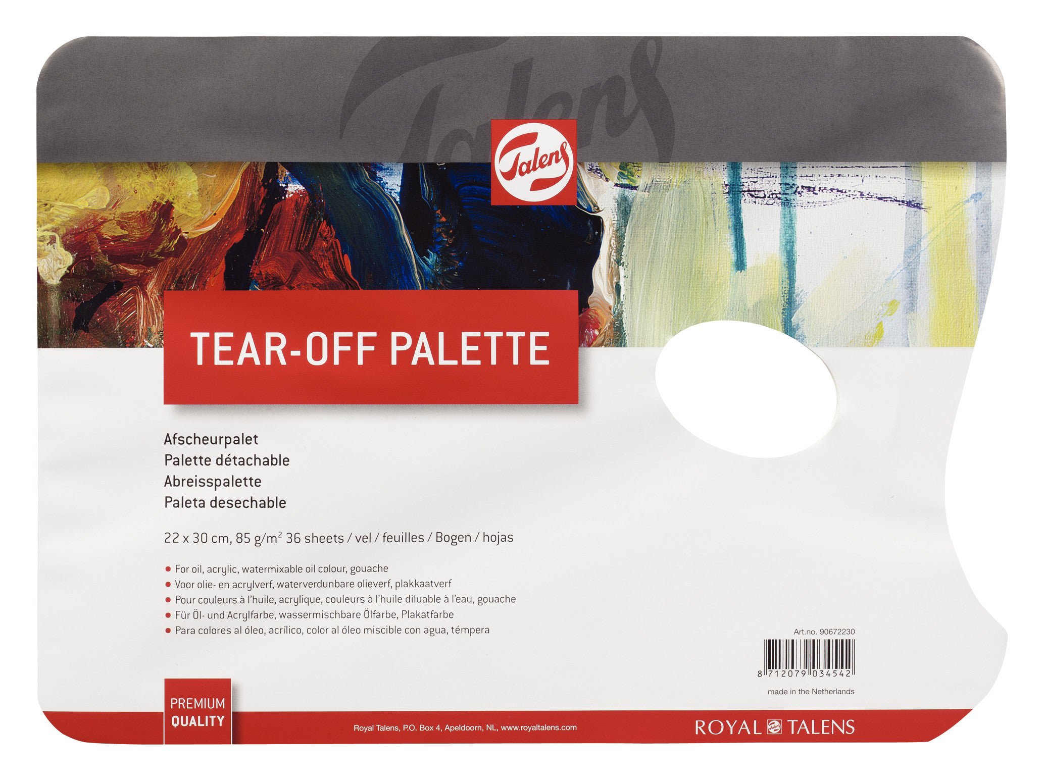 Talens Painting accessories Palette Tear-Off 22 x 30 cm