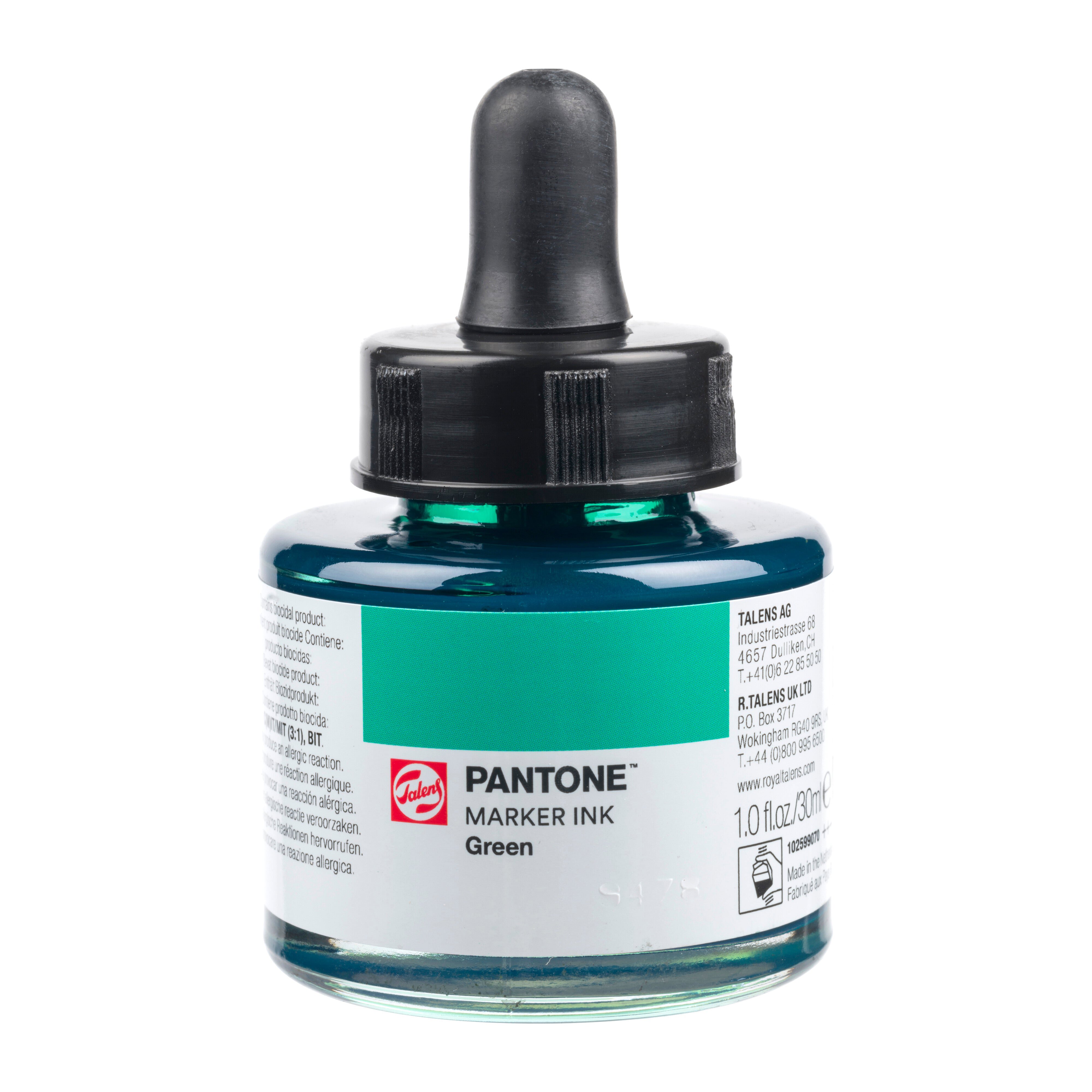 Talens Pantone Marker Ink 30ml Green