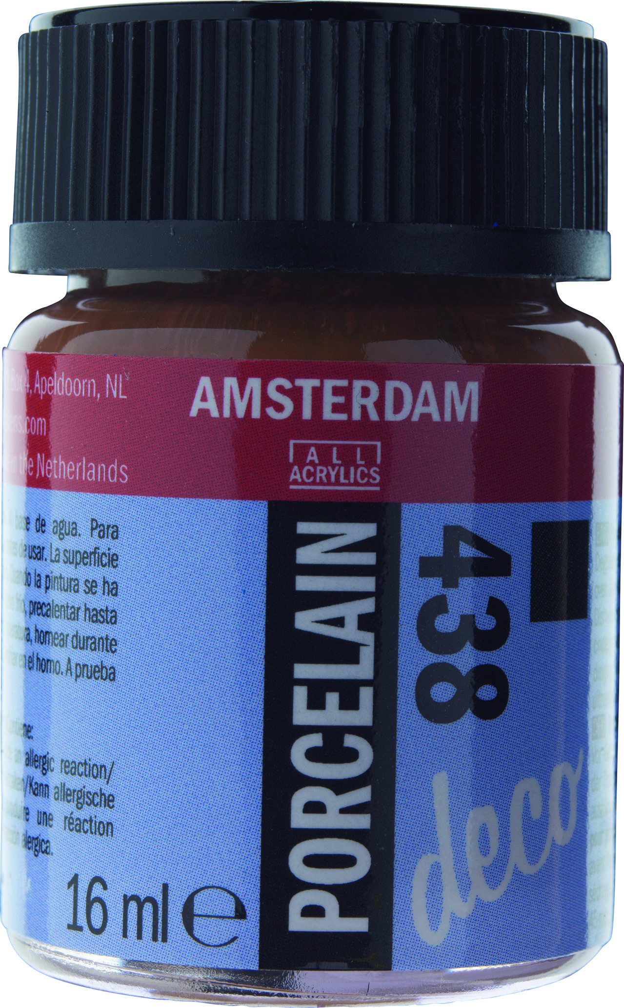 Amsterdam Acrylics Porcelain Paint Opaque Sienna 16ml