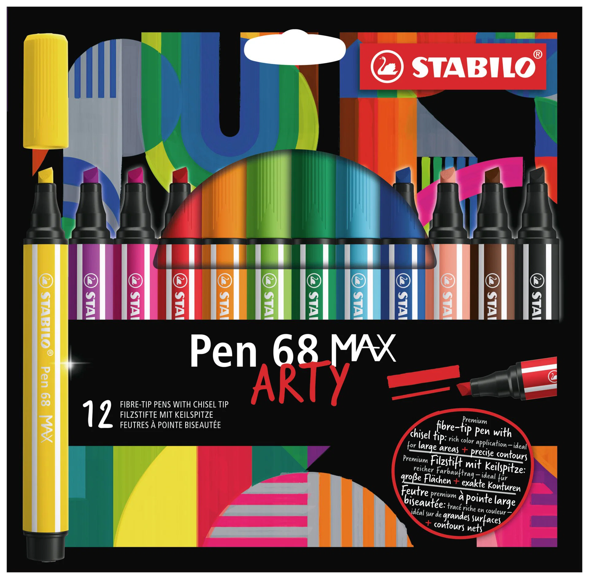 ARTY Max Pen 68 Wallet 12 Pieces