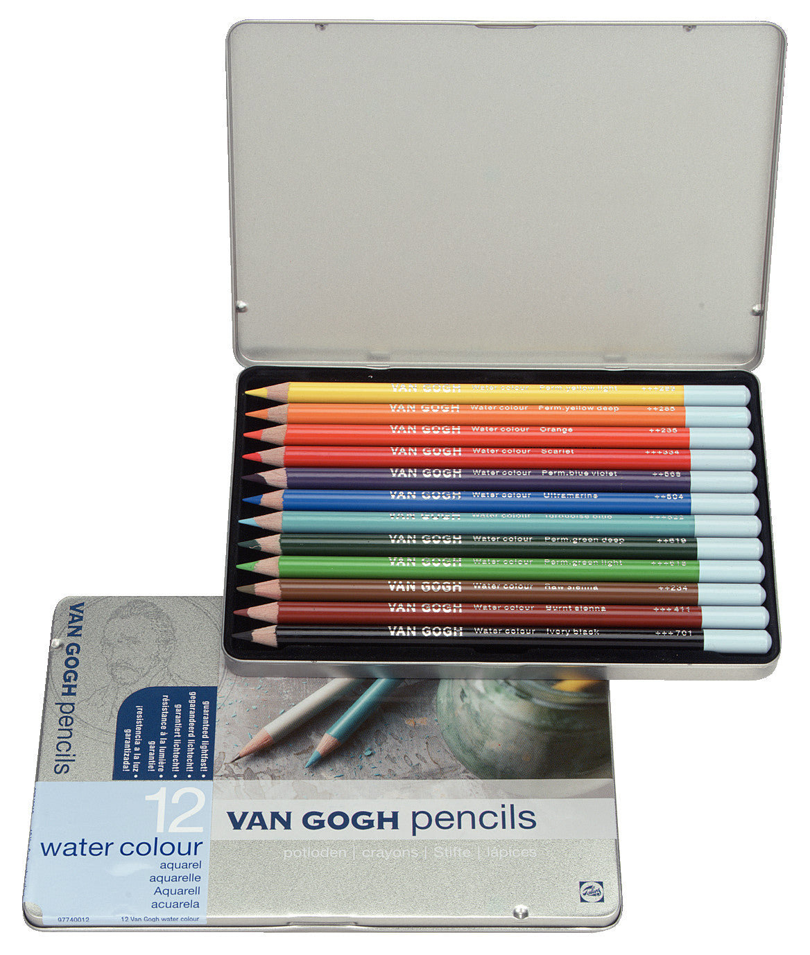Van Gogh Watercolour Pencil Starter Set – 12 Colours