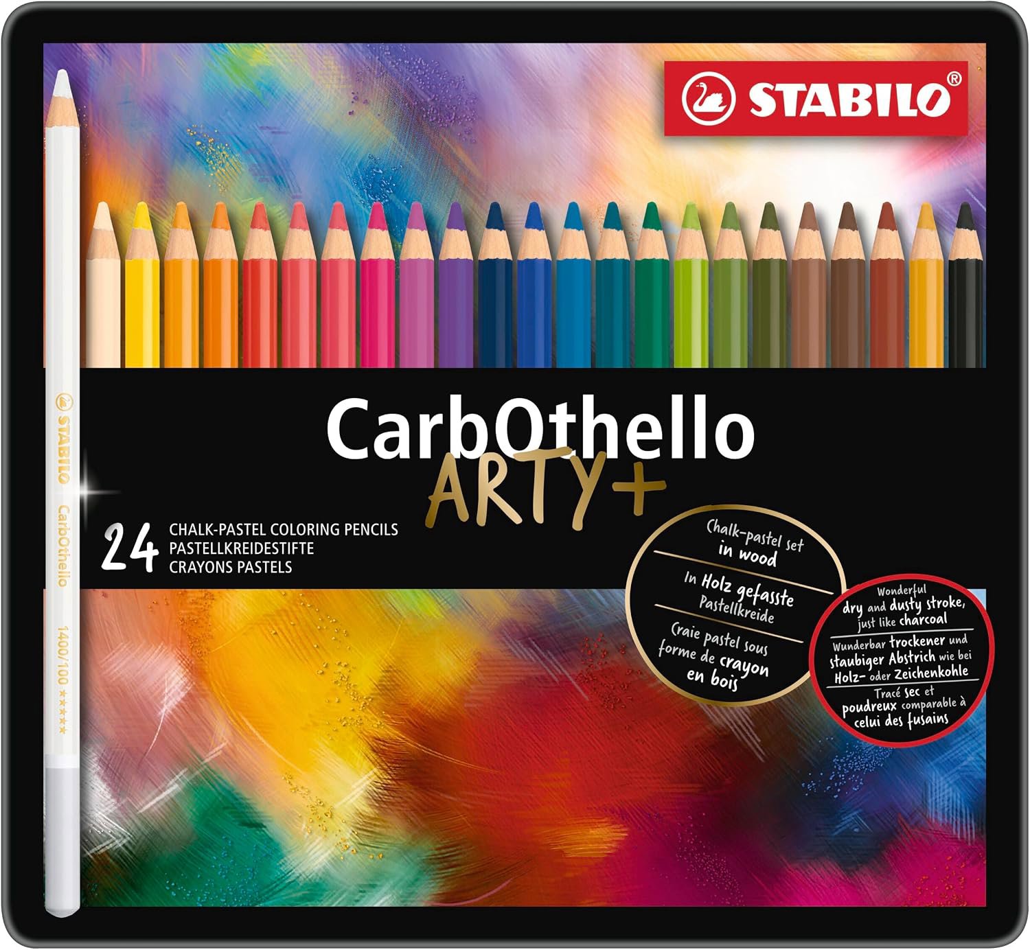 CarbOthello Metal Box 24 Colors