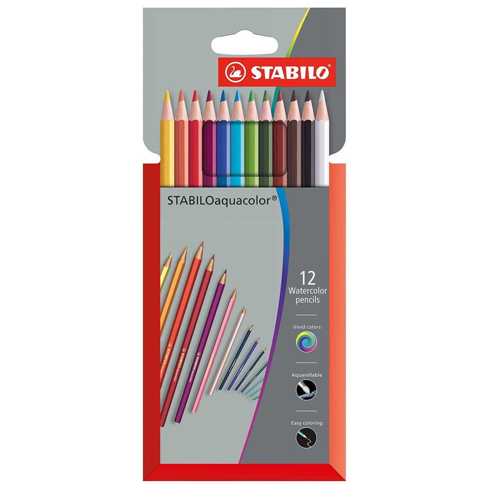Stabilo Aquacolor Pencil Wallet 12 Pieces
