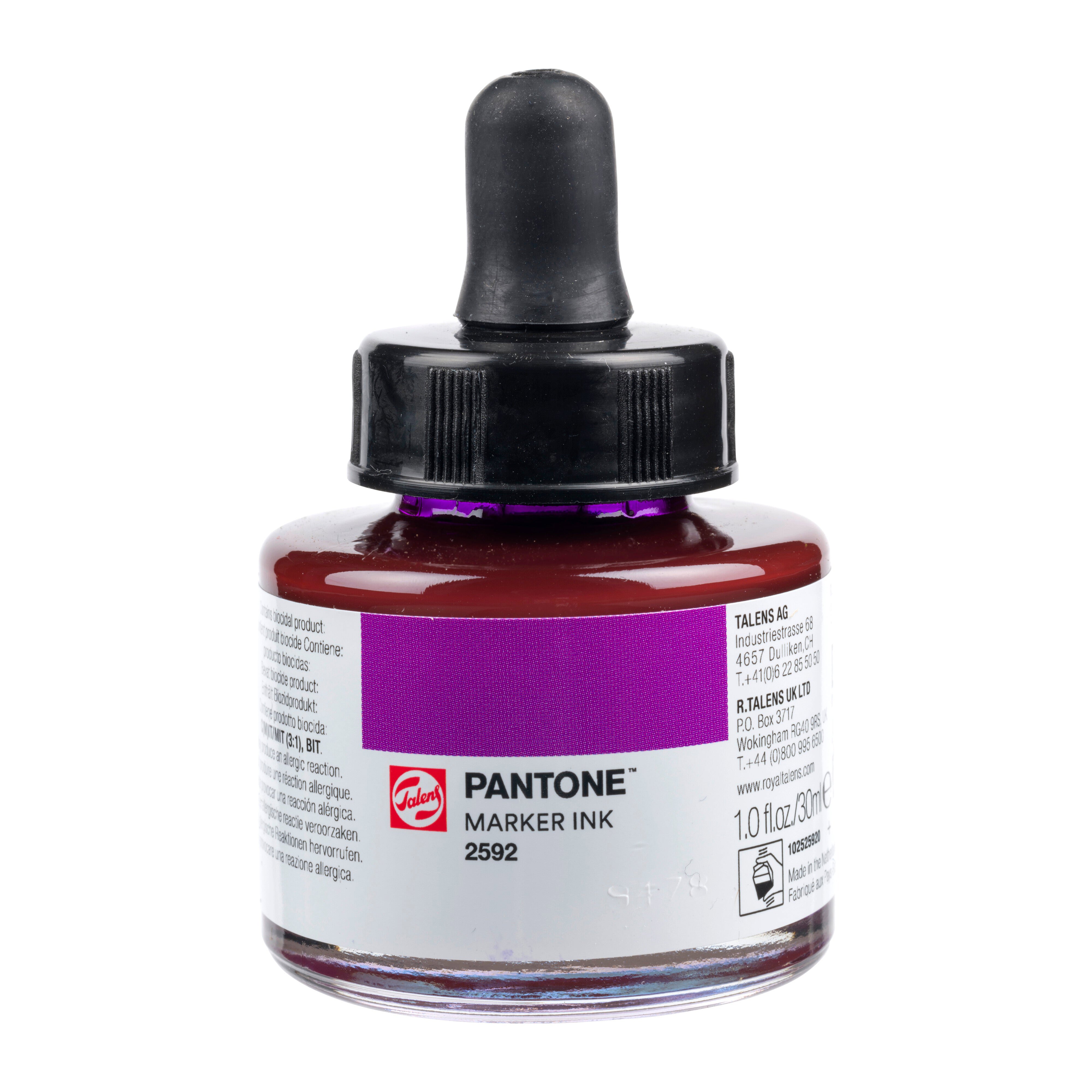 Talens Pantone Marker Ink 30ml Vivid Purple