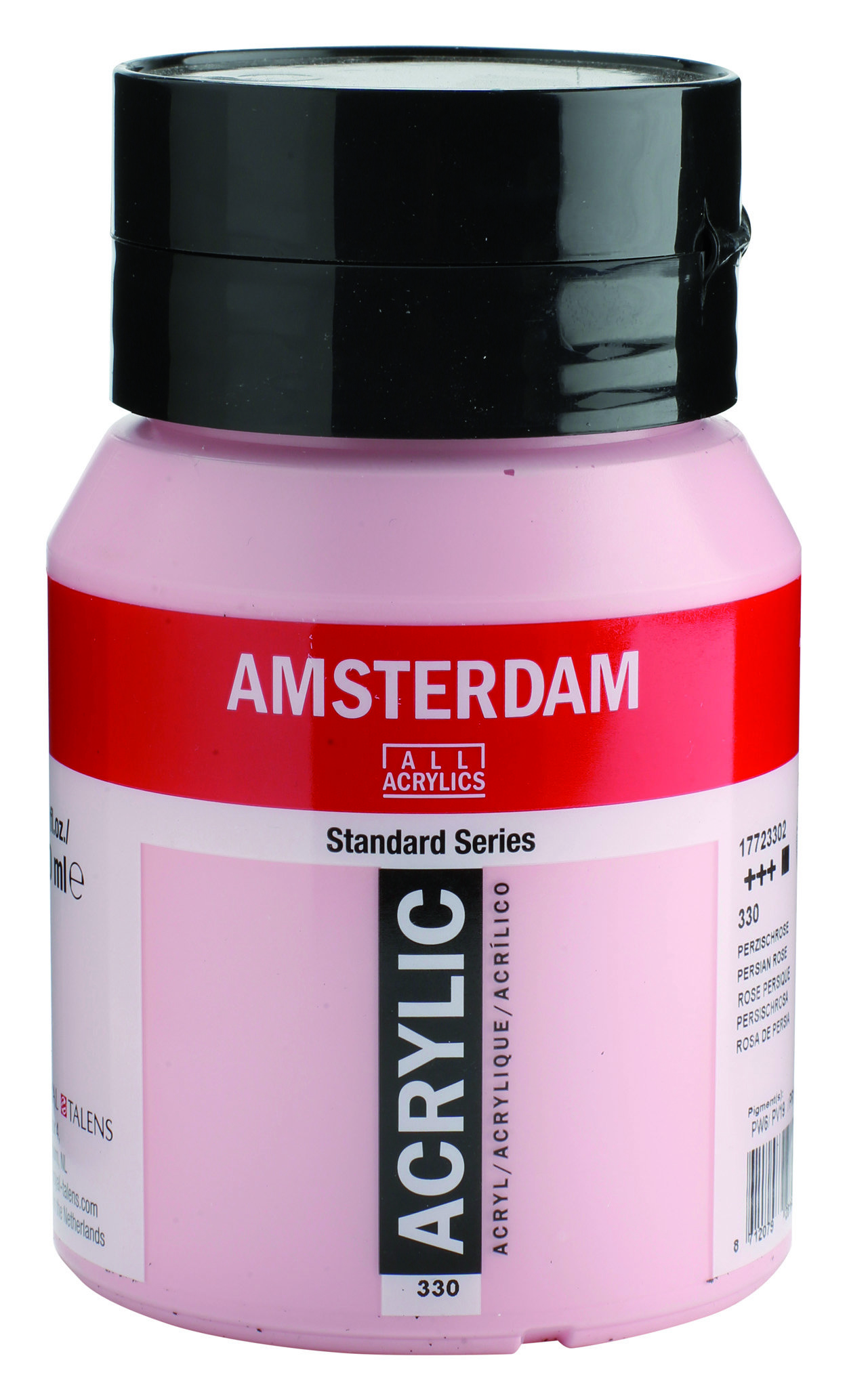 Amsterdam Standard Series Acrylic Jar 500 ml Persian Rose