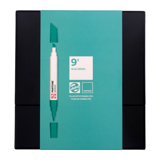 Talens Pantone Set Blue Green x9 Markers