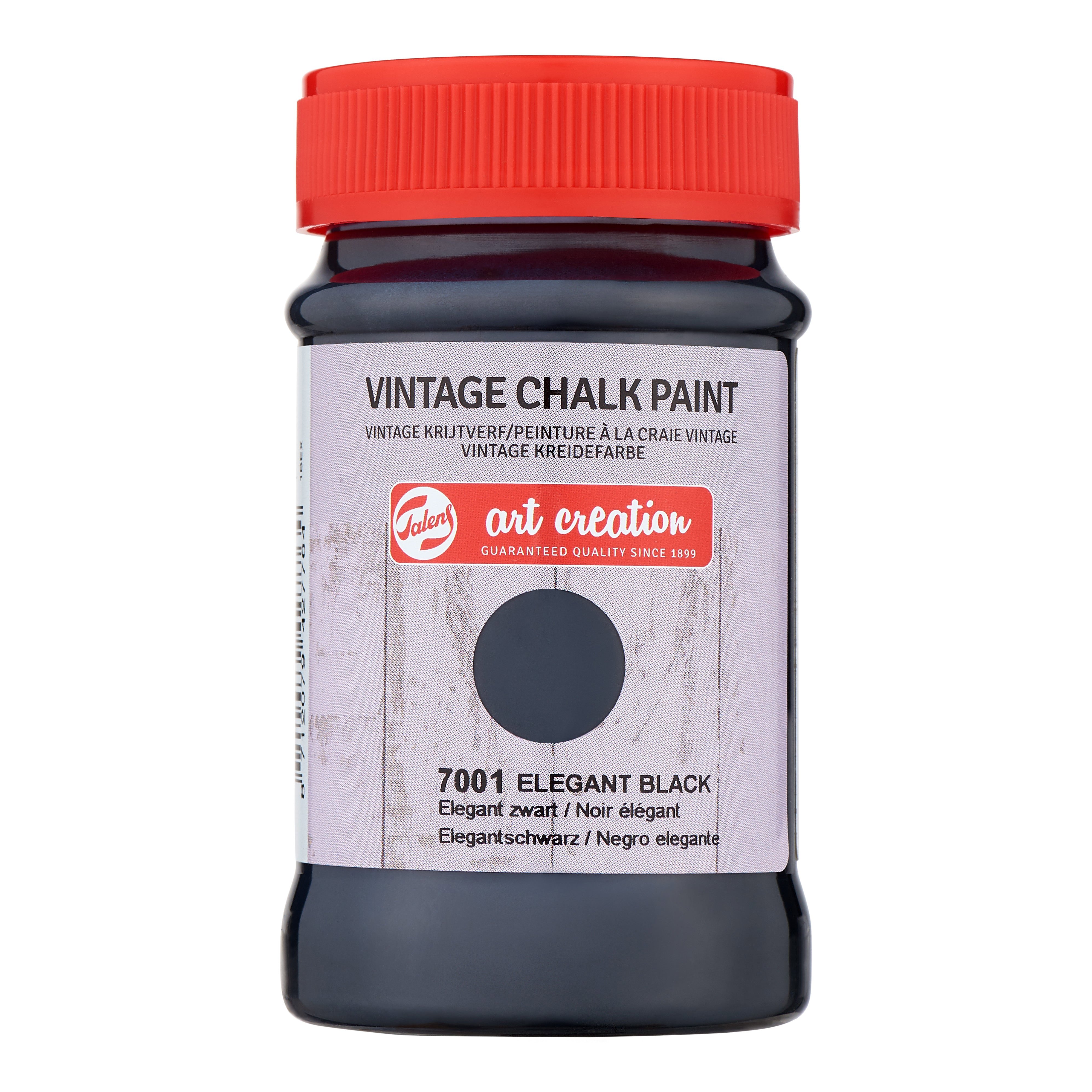 Talens Art Creation Vintage Chalk Jar 100 ml Elegant Black