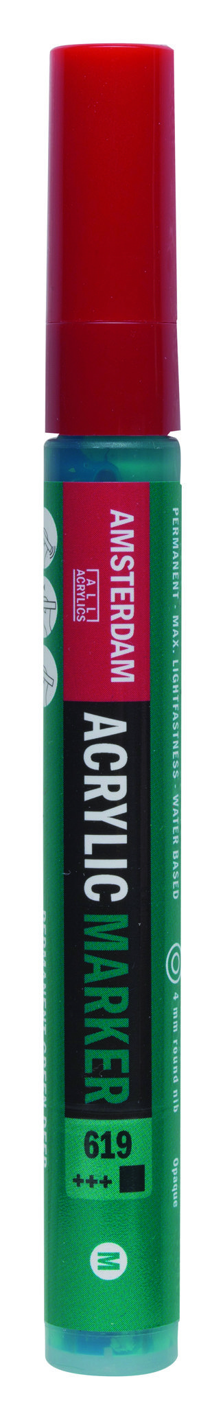 Amsterdam Acrylic Marker 4 mm Permanent Green Deep