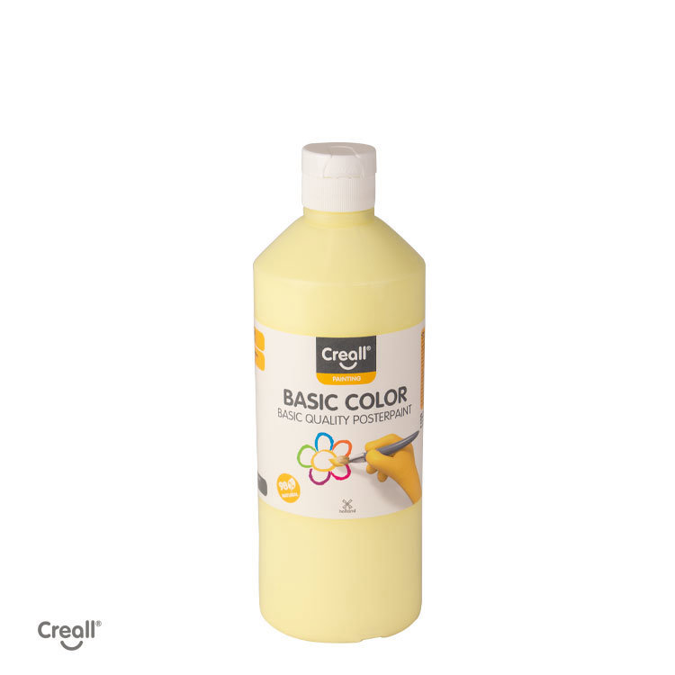 CREALL Gouache Basic 500ml 92 Pastel Yellow