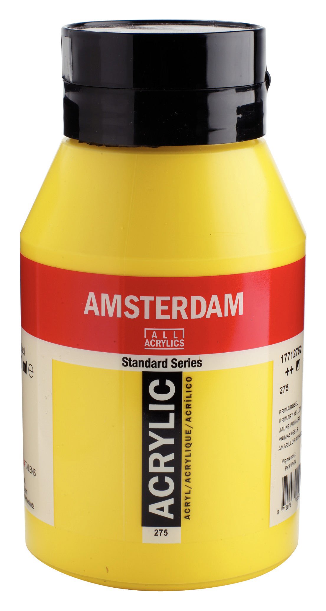 Amsterdam Standard Series Acrylic Jar 1000 ml Primary Yellow