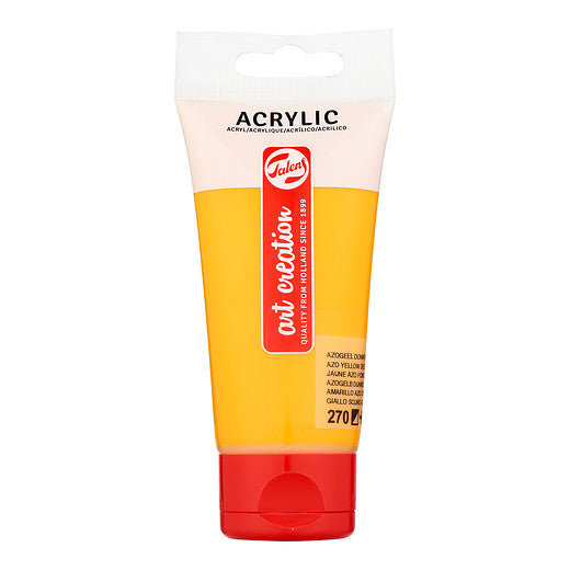 Talens Art Creation Acrylic Colour Tube 75 ml Azo Yellow Deep