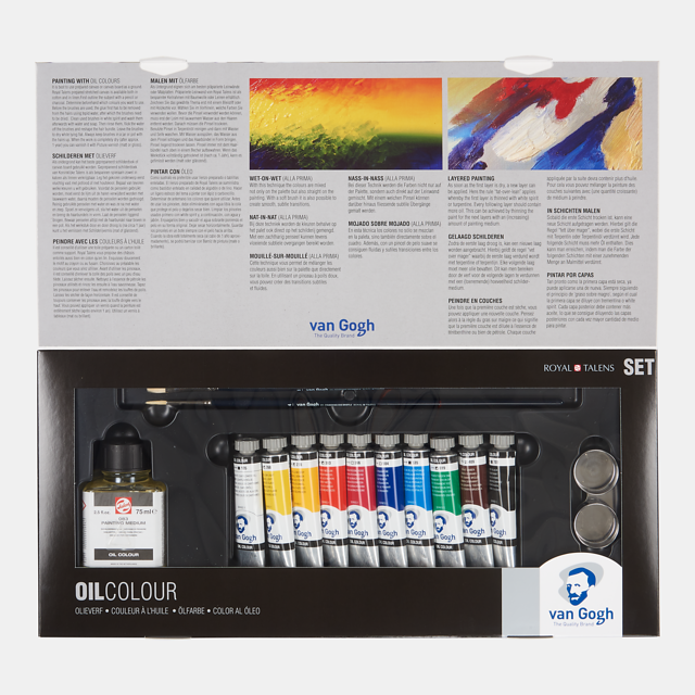 Van Gogh Oil Colour Advanced Set 10 × 20 ml + Accessories Thumbnail