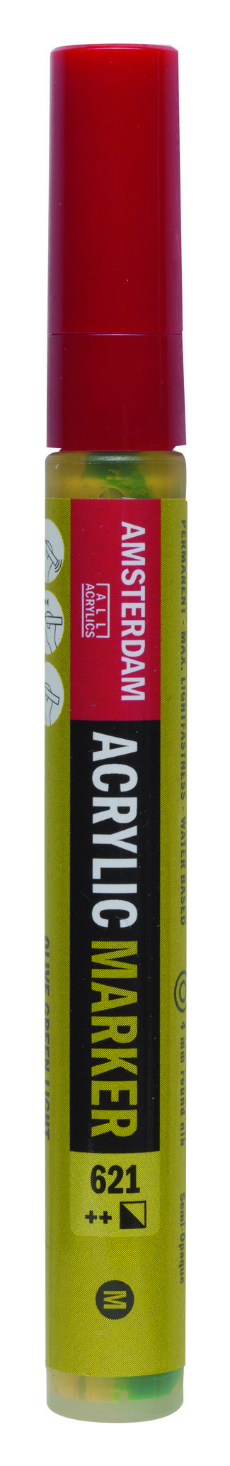 Amsterdam Acrylic Marker 4 mm Olive Green Light