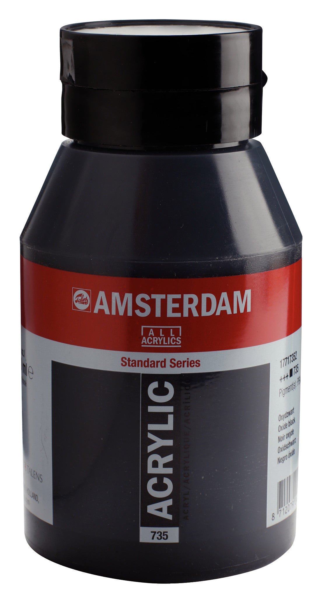 Amsterdam Standard Series Acrylic Jar 1000 ml B Oxide Black
