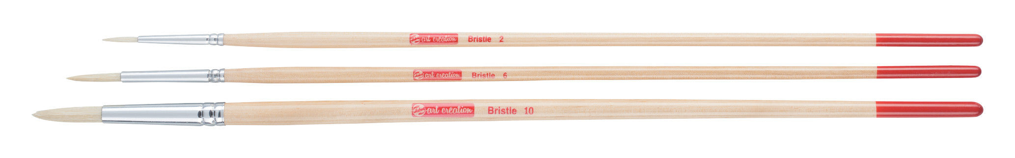 Talens Art Creation Oil & Acrylic Brush Set Hog Bristle 3 Brushes