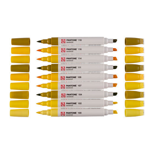 Talens Pantone Set Yellow x9 Markers Thumbnail