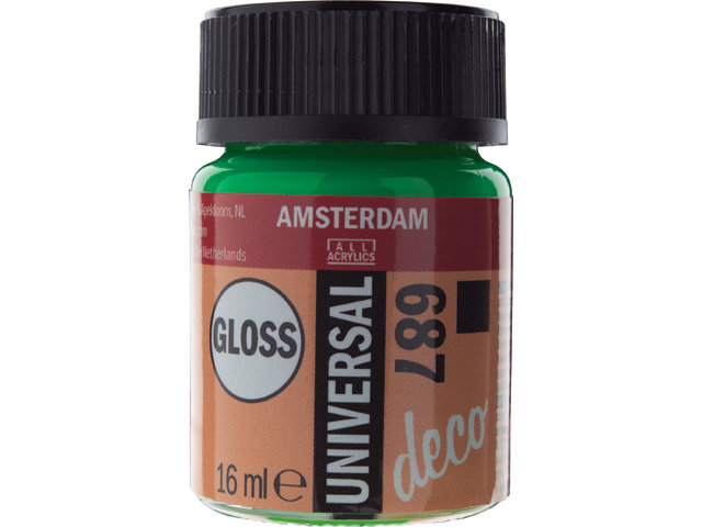Amsterdam Acrylics Universal Gloss Paint Bright Green 16ml