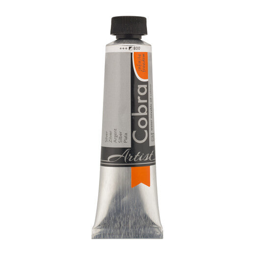 Cobra Artist Oil Colour Tube 40 ml Silver