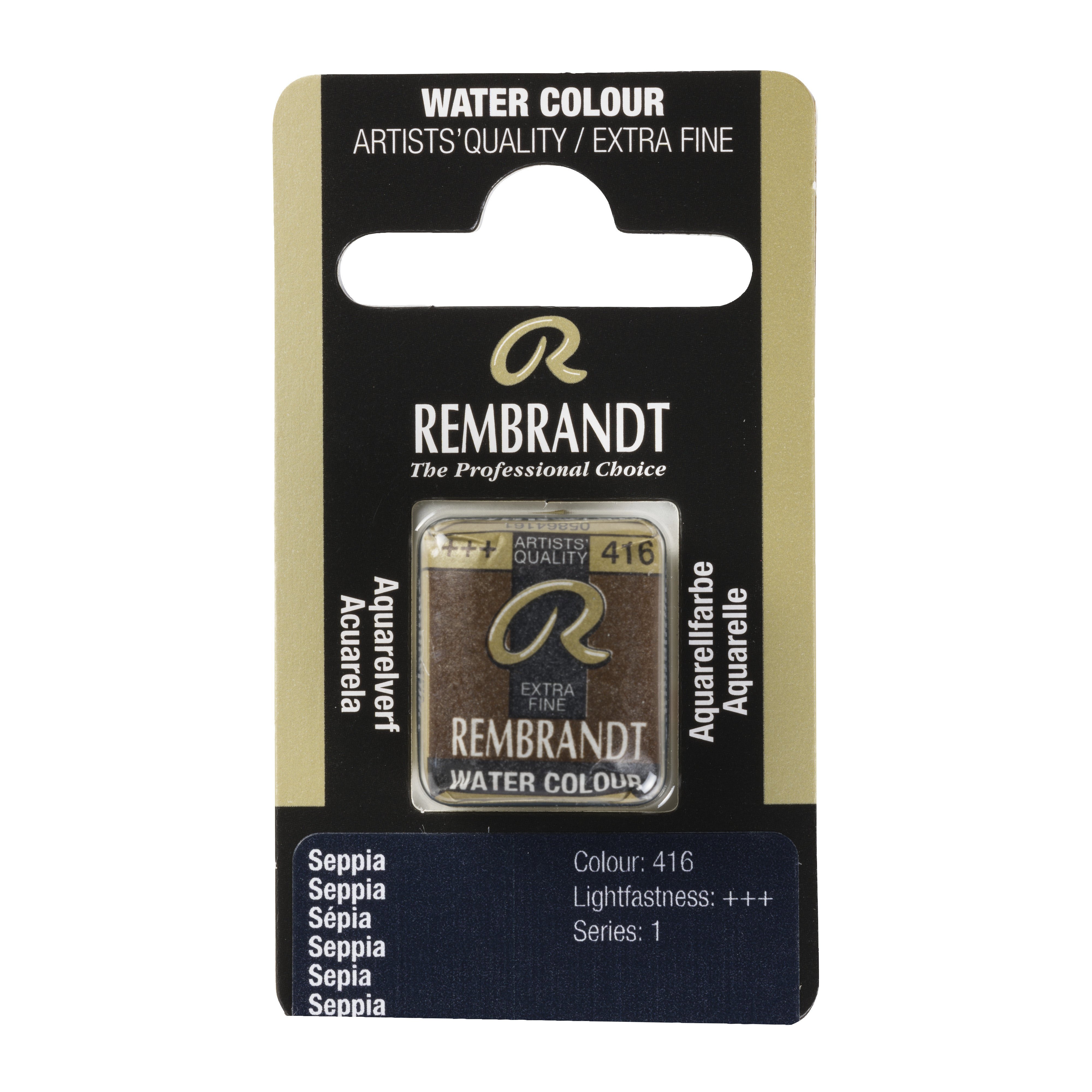 Rembrandt Watercolour Pan B Sepia 1 piece