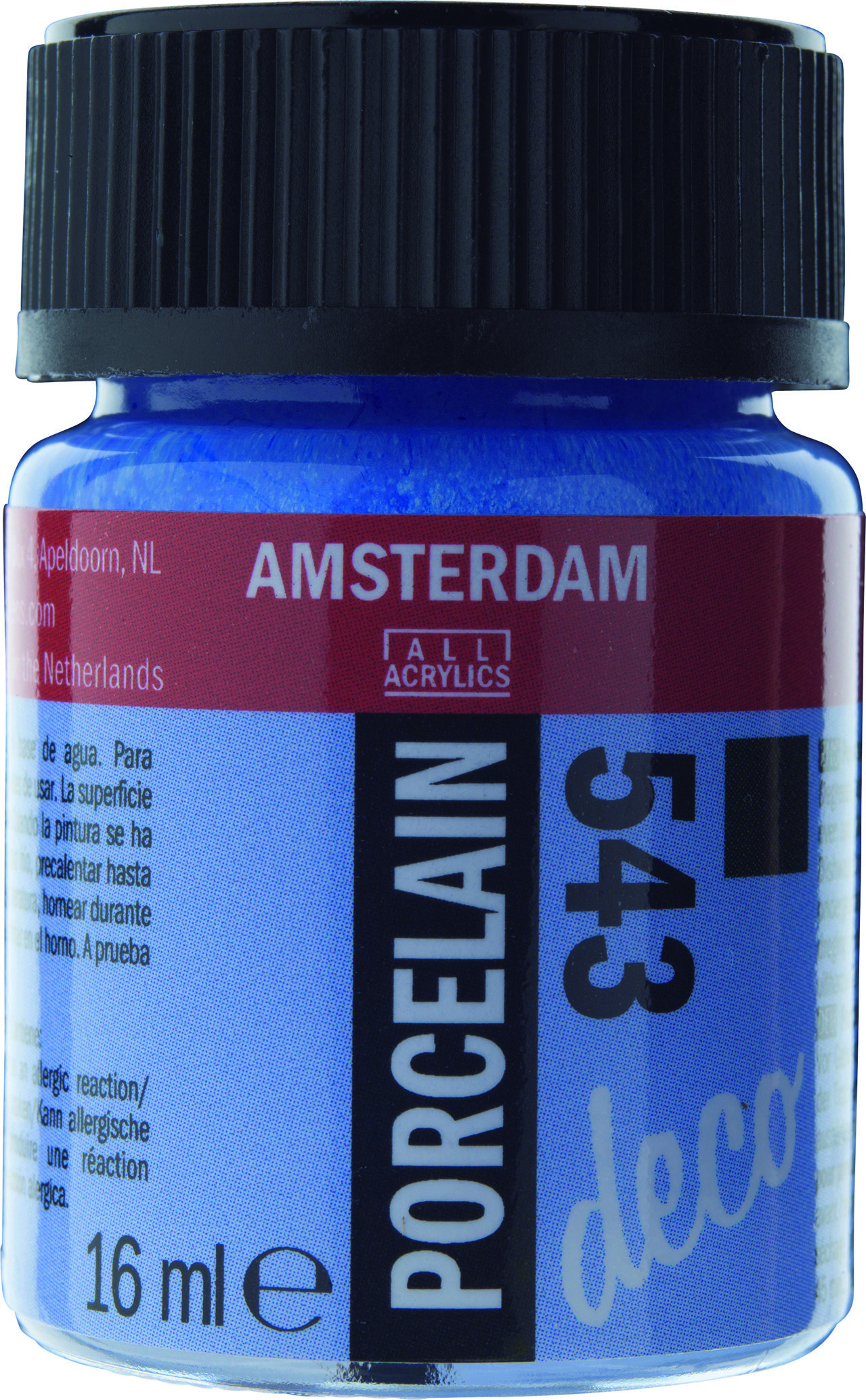 Amsterdam Acrylics Porcelain Paint Opaque Soft Blue 16ml