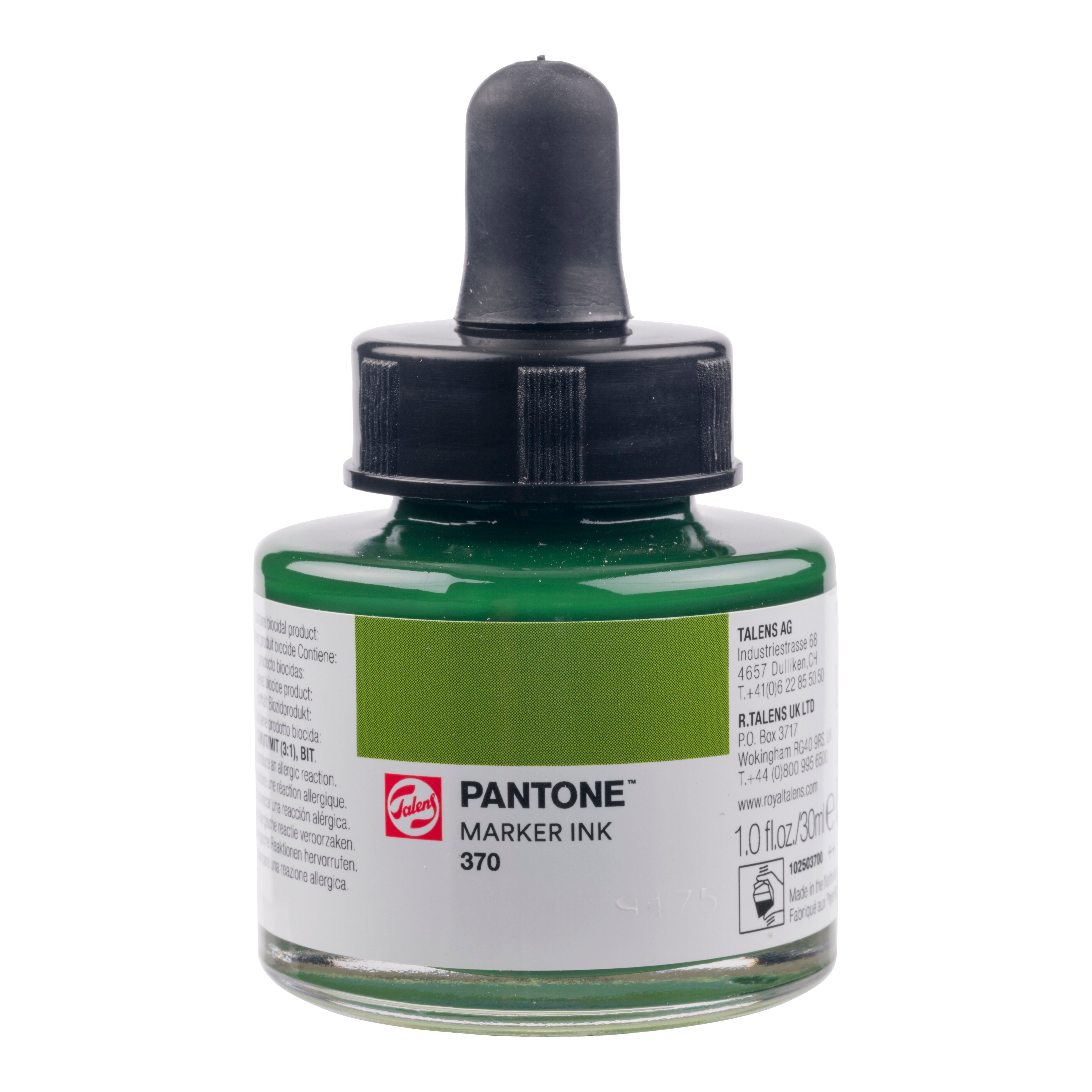 Talens Pantone Marker Ink 30ml Olive Green