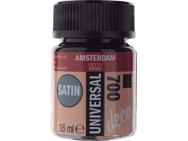 Amsterdam Acrylics Universal Satin Paint Black 16ml