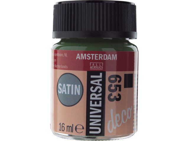 Amsterdam Acrylics Universal Satin Paint Moss Green 16ml