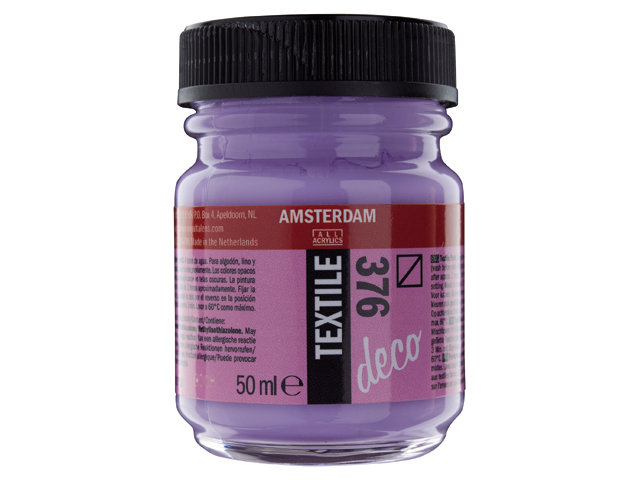 Amsterdam Acrylics Textile Paint Purple 50ml