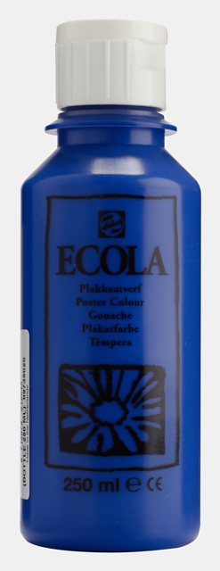 Ecola Gouache Bottle 250 ml Deep Blue Thumbnail