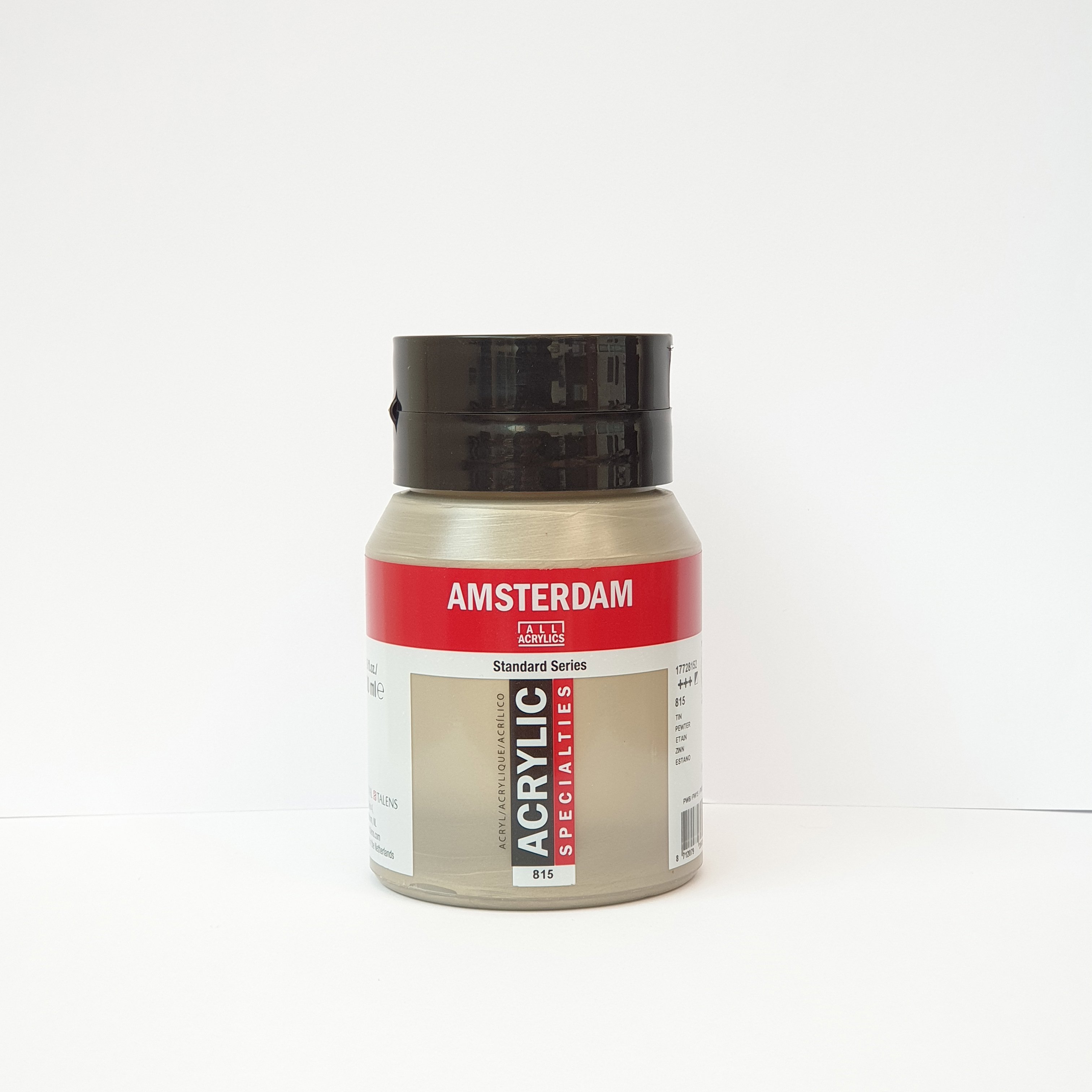 Amsterdam Standard Series Acrylic Jar 500 ml Pewter