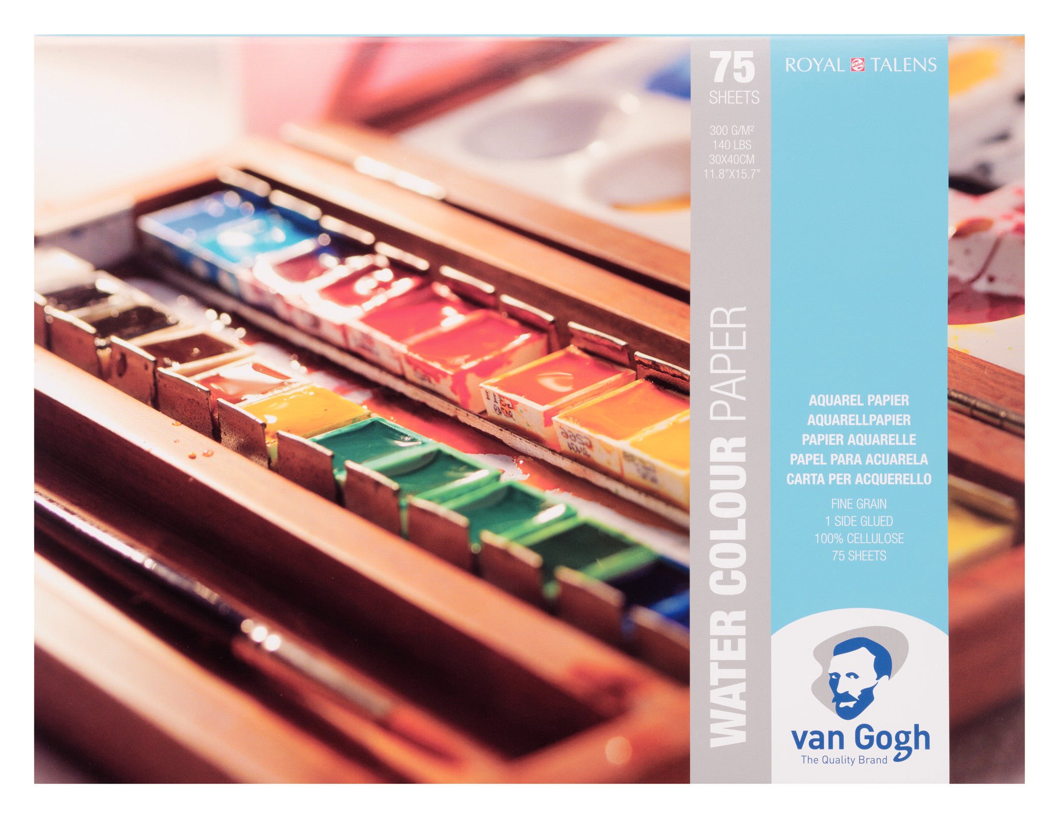 Van Gogh Watercolour Paper Pad - 30×40 cm - 75 sheets