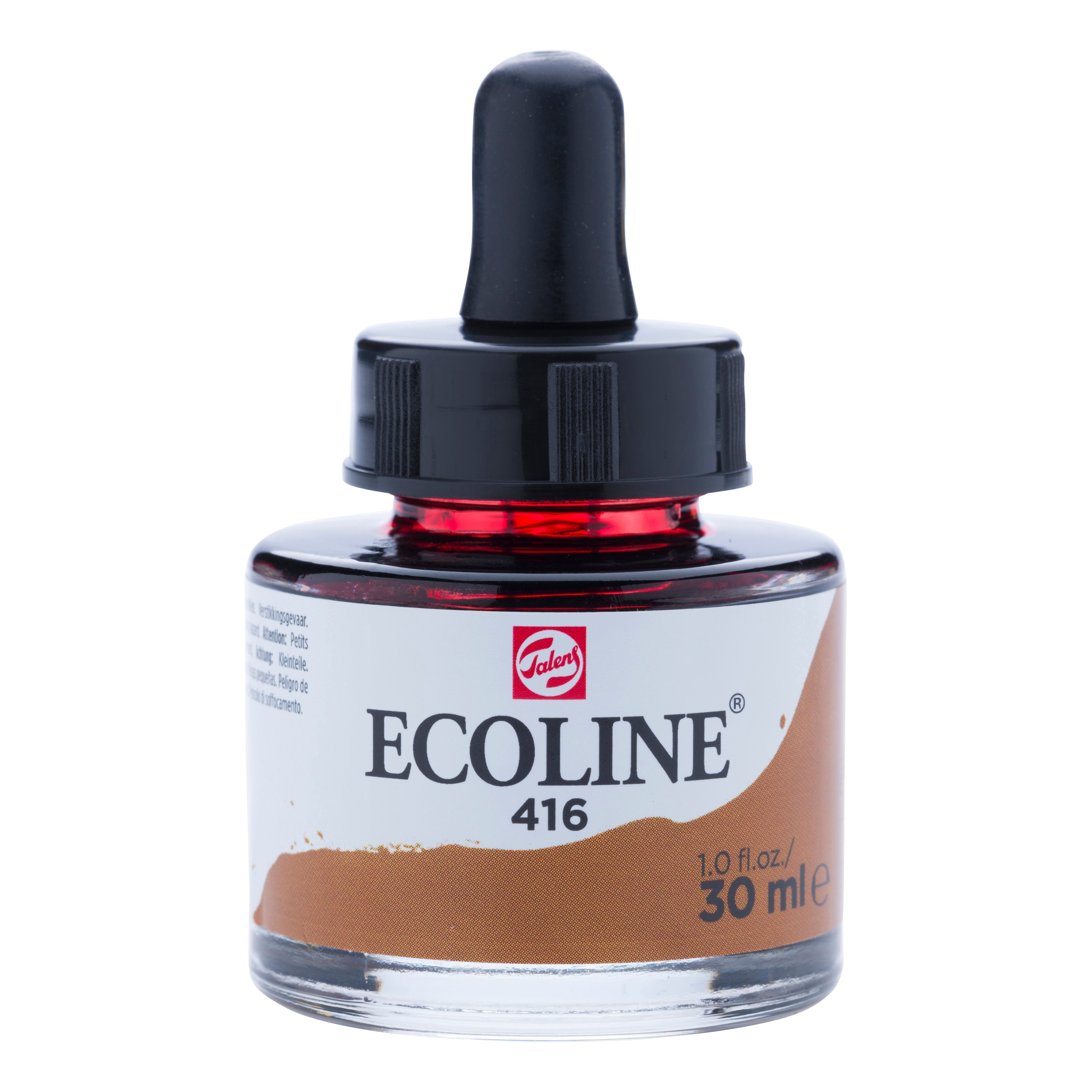 Ecoline Liquid Watercolour Bottle 30 ml Reddish Brown